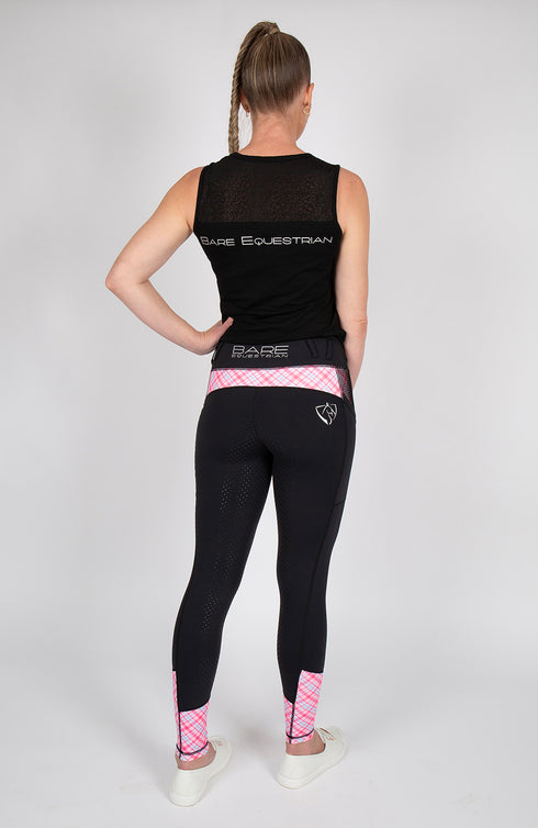 BARE Leopard Tank Top - Black